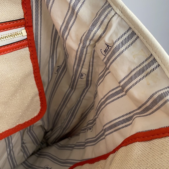 Coach Pierre Le-Tan Umbrella Beach Tote Bag Purse - Picture 10 of 16